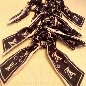 luxury hair tie, ribbon, scrunchy, pony tail